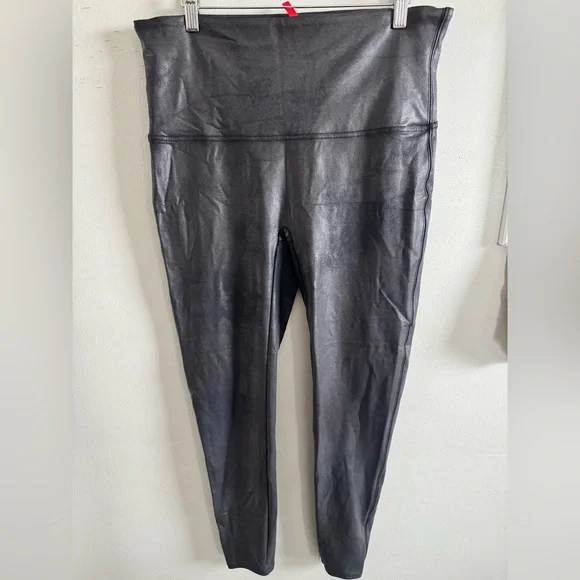 Spanx Ready-to-Wow! PLeather Leggings size 2X - Picture 2 of 8